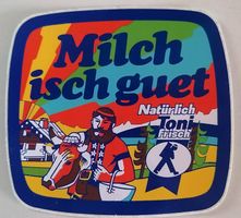 Toni Molkerei Milch Vintage Sticker Abziehbild farbig