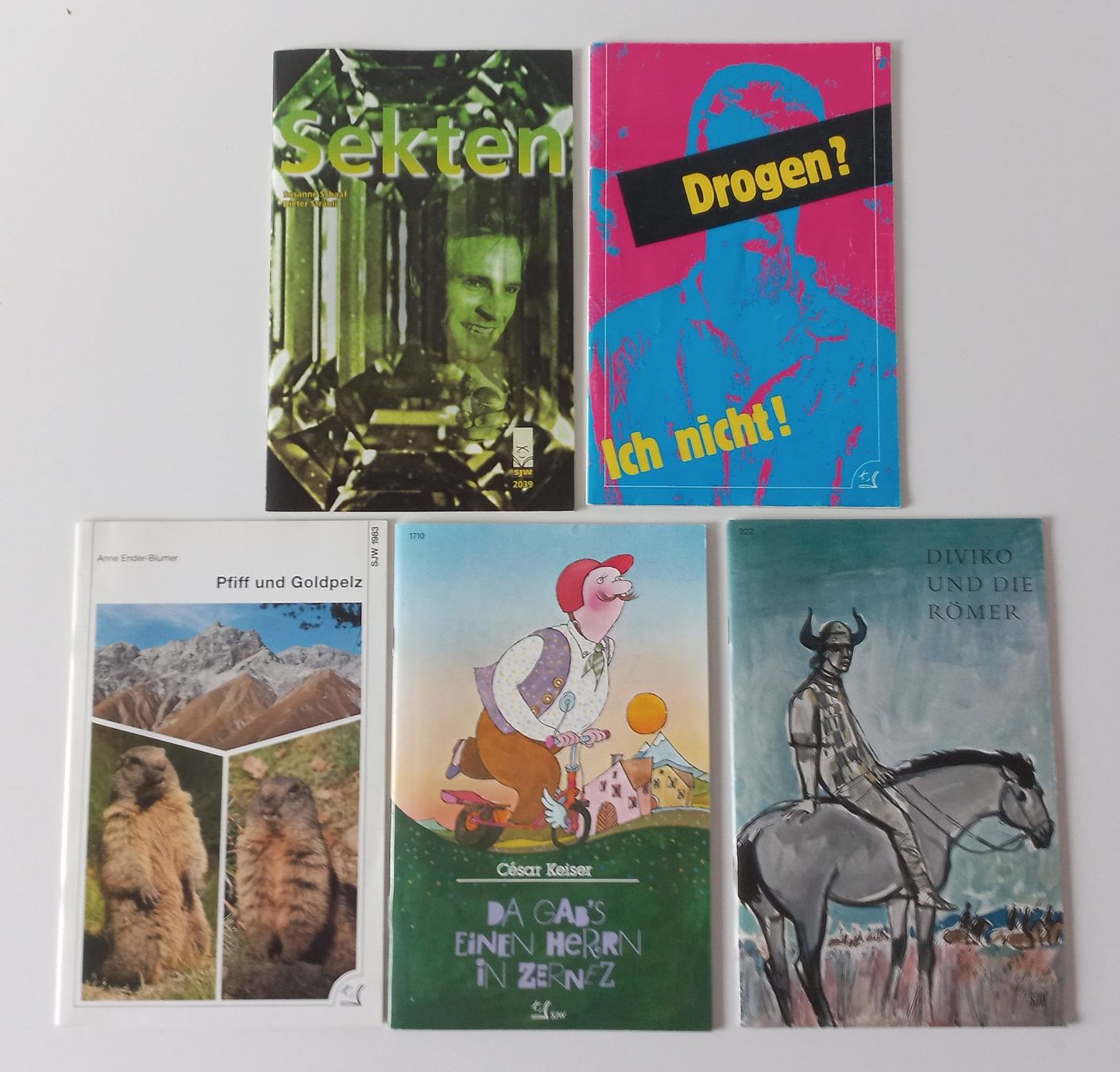 Libri: Sammlung von 5 verschiedenen SJW-Heften – Usato da Wettingen venduto da tonia3 1