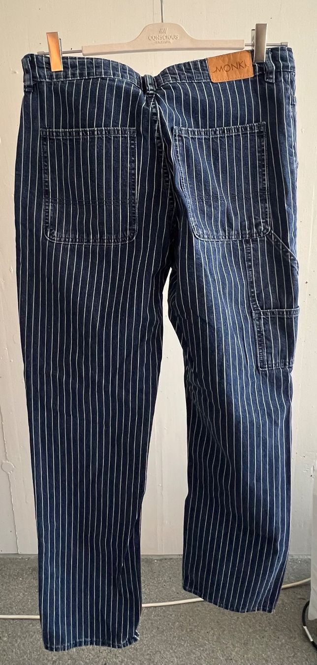 Monki Jeans: MONKI striped jeans cargo – Nuovo (secondo la descrizione) da Lausanne venduto da NYC67 6