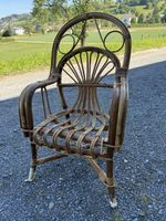 Vintage Kinder Rattan Sessel, ideal für den Sommergarten!