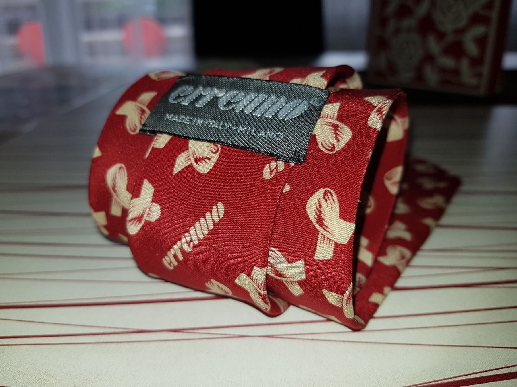 Cravatte: Cravate en soie ERREUNO – Usato da Cossonay-ville venduto da Super-Price-Quality 8
