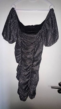 H&M Glitzerkleid M
