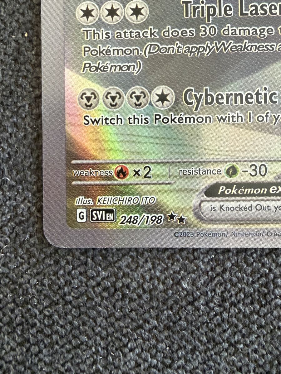 Pokémon Carte collezionabili: Pokémon Iron Treads ex 248/198 – Usato da Liestal venduto da arl_6tv7 1
