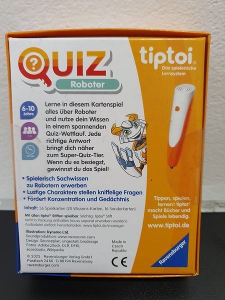 Tiptoi Giochi: Neu - Tiptoi - Quiz - Roboter – Nuovo e nell'imballaggio originale da Dagmersellen venduto da Jarsetz_Restposten 1
