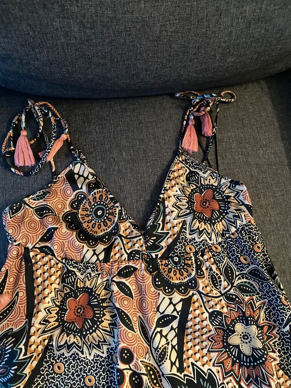 Vestiti: Sommerliches Maxikleid mit Blumenmuster, Grösse S – Nuovo (secondo la descrizione) da Kloten venduto da swarovski16 2