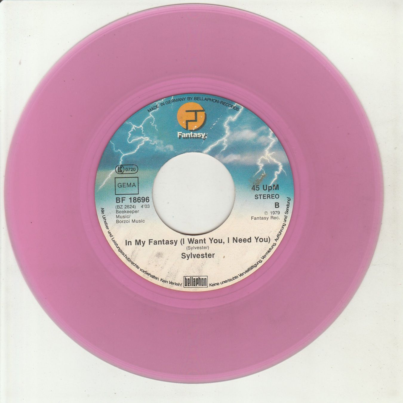 Schallplatten: Sylvester - Can't stop dancing 7" Vinyl 1979 – Gebraucht aus Tübach von JamesStone 1