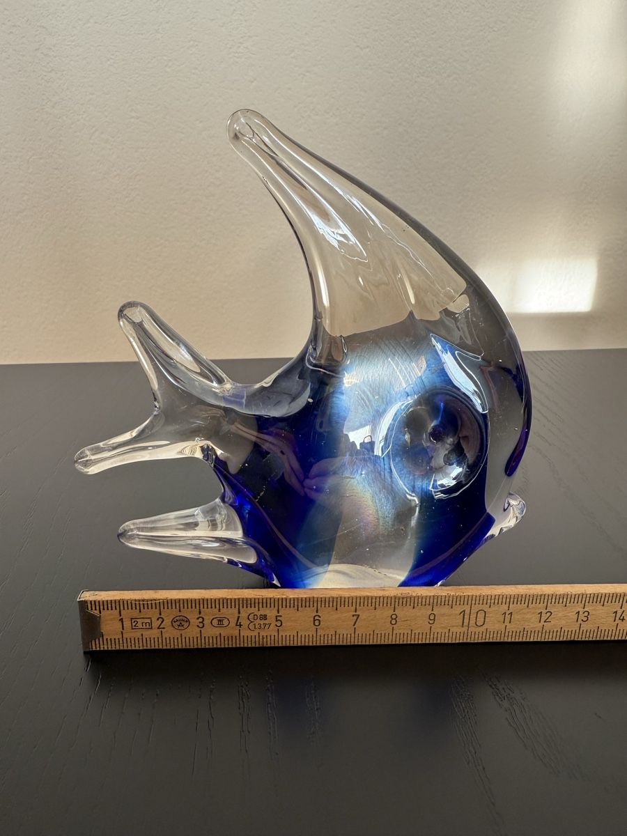 Figuren: Deko-Glasfisch, Murano-Stil, blau/klar – Neu (gemäss Beschreibung) aus Rorschacherberg von drdupor 4