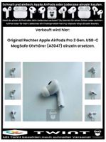 AirPods Pro 2 USB-C Rechter A3047 Ersatz Einzeln Fabrikneu