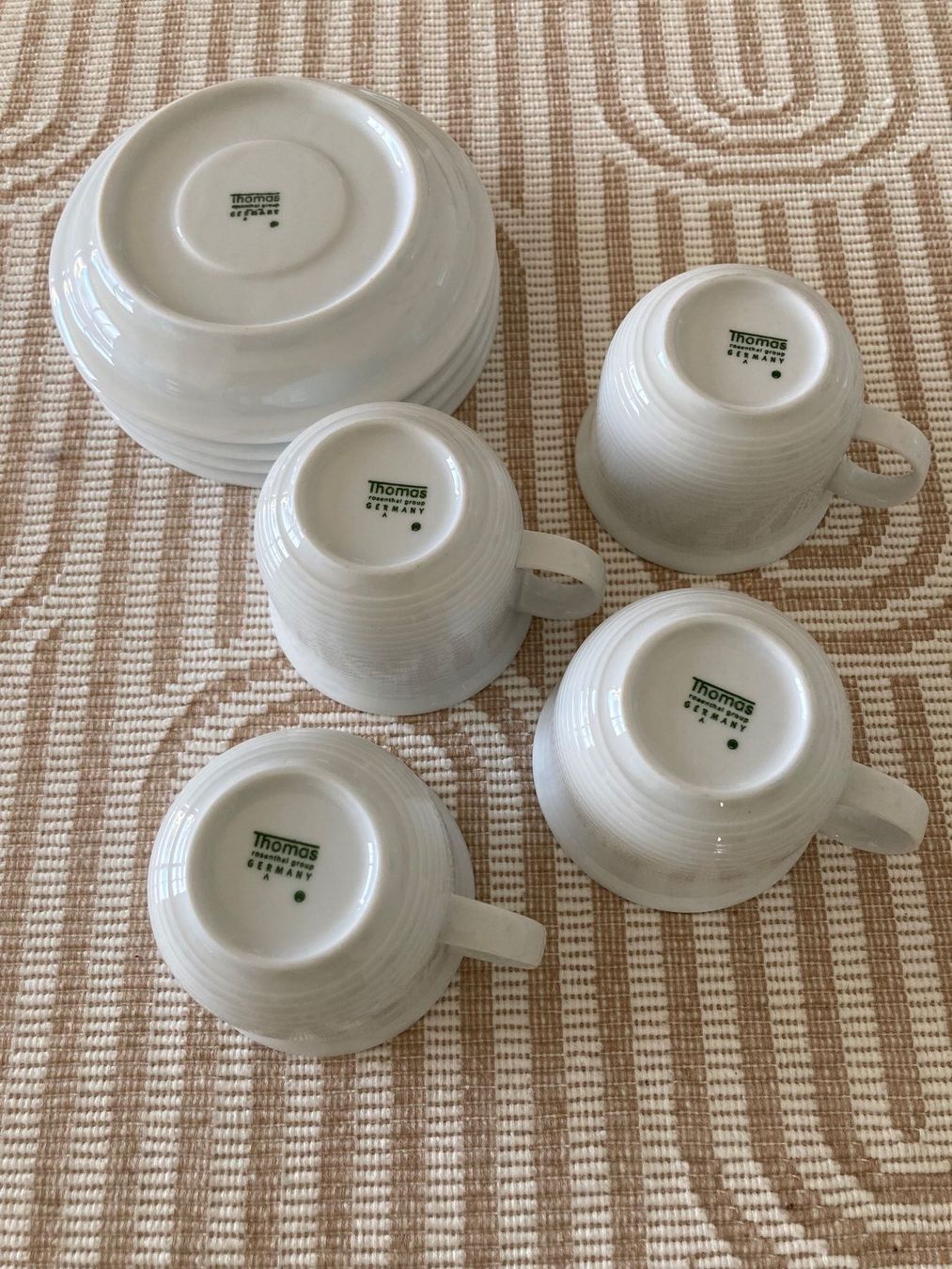 Thomas Tassen: Set: 4 Espressotassen/-teller Thomas Trend/Rosenthal – Gebraucht aus Samedan von chickenrun01 1