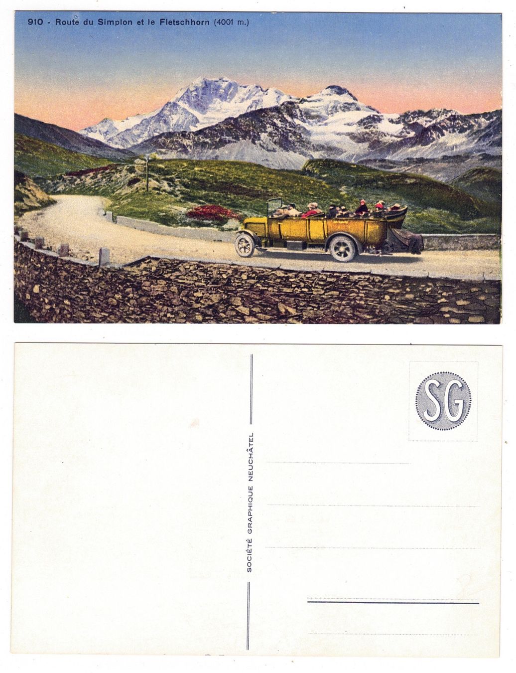 Cartoline postali: Route du Simplon – Usato da La Tour-de-Peilz venduto da amjust