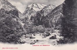 Lütschine mit Wetterhorn N°176