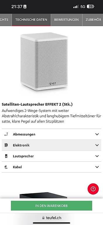 Home Cinema: Cinebar Lux Surround 5.1 set von Teufel – Usato da Zürich venduto da georg17 4