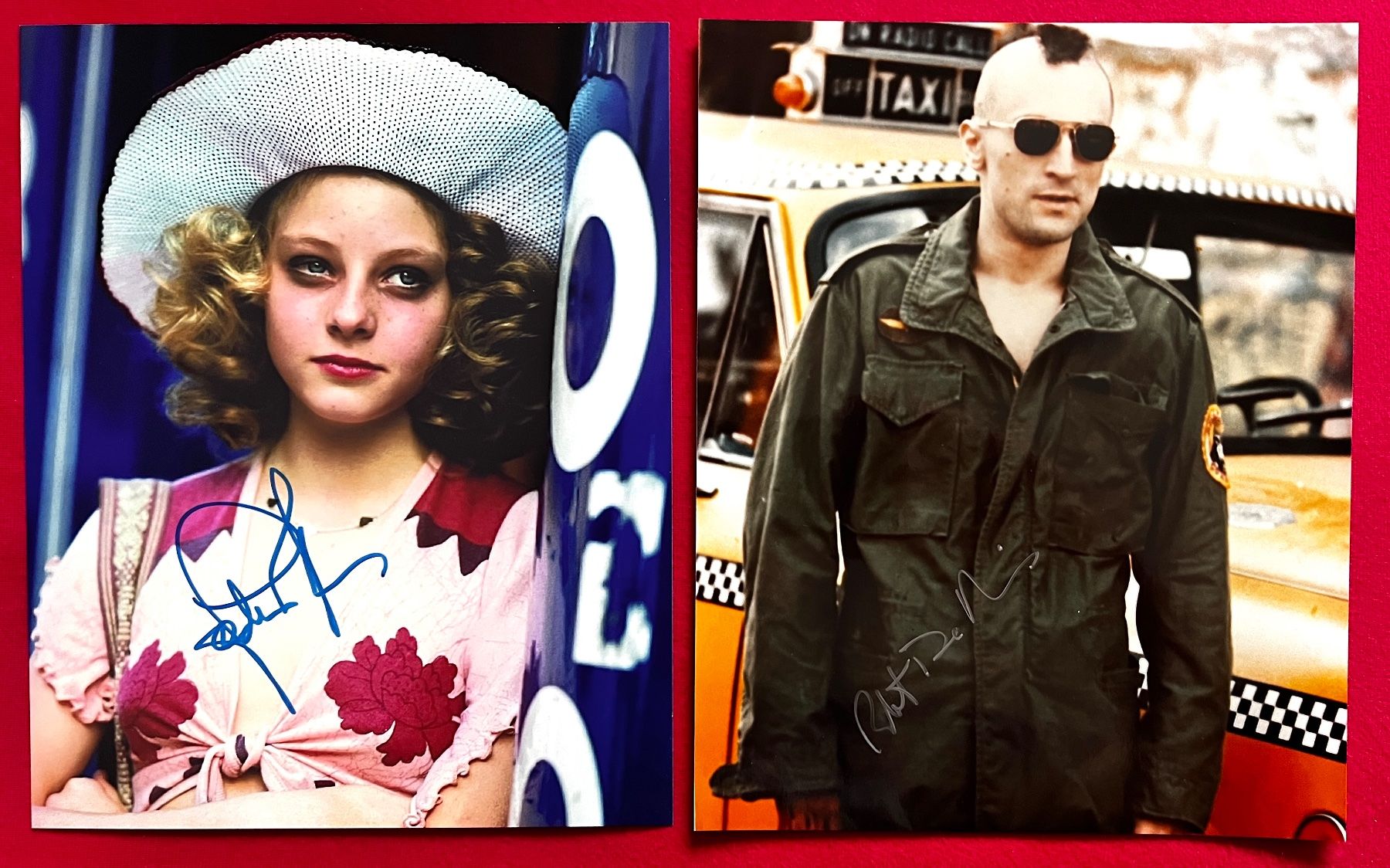 Autogramme: Jodie Foster Robert De Niro TAXI DRIVER  Original Autogramme – Neu (gemäss Beschreibung) aus Solothurn von StarsInYourHome