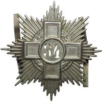 Schweiz Waffengattungsabzeichen Ord. 1883, Dragoner 34