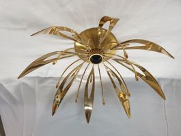 Vintage Deckenlampe "goldene Blume" original aus den 60igern