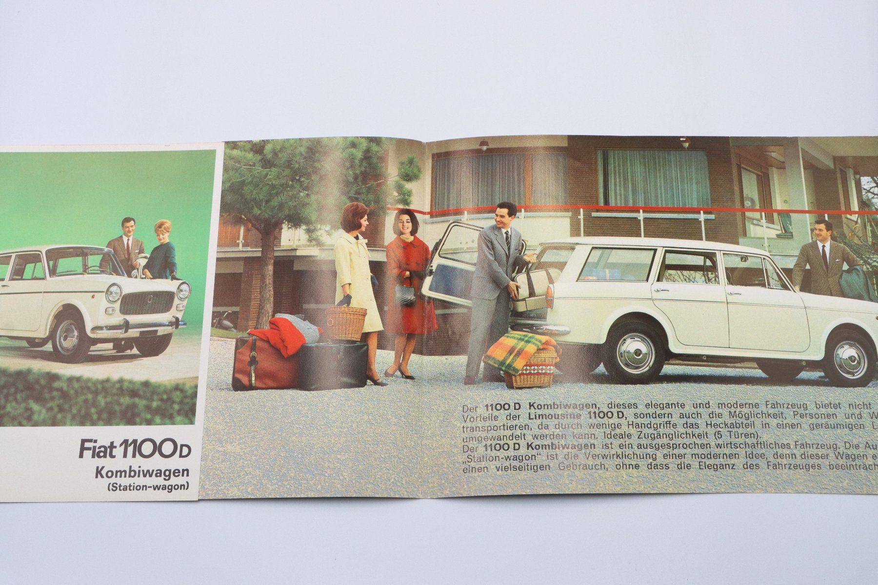 Fiat Documenti: Fiat 1100D Kombiwagen 1965 Prospekt – Usato da Bühl b.Aarberg venduto da Collectorpassions 2