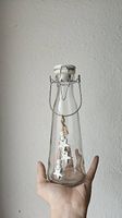 2er Set grosse Glas-Bügel-Flaschen