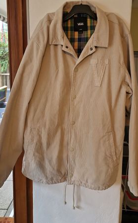 Vans Jacke beige Cord Grösse L gebraucht