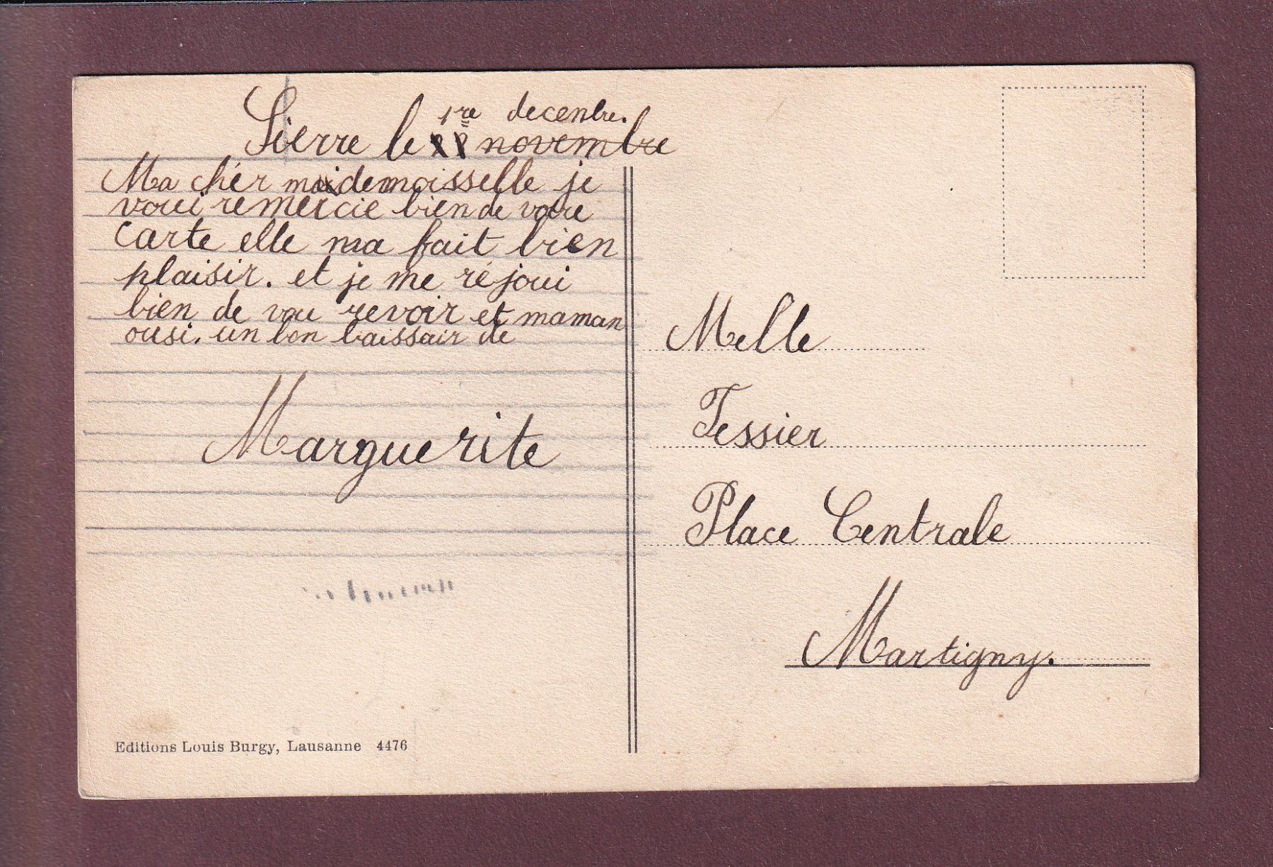 Cartoline postali: Val d'Anniviers - CHANDOLIN – Usato da Pully venduto da nicecards 1