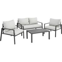 Sitzgruppe mit Tisch Gartenmöbel Set Outdoor NORLANDA
