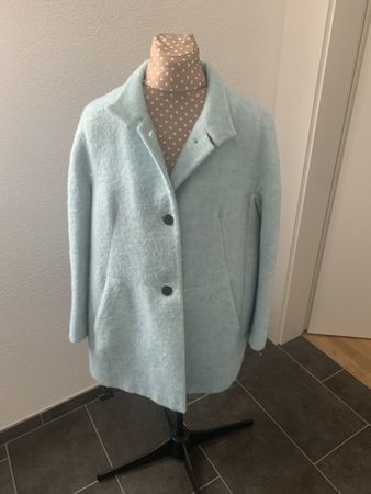 Wunderschöner Zara Übergangsmantel, hellblau, Grösse M
