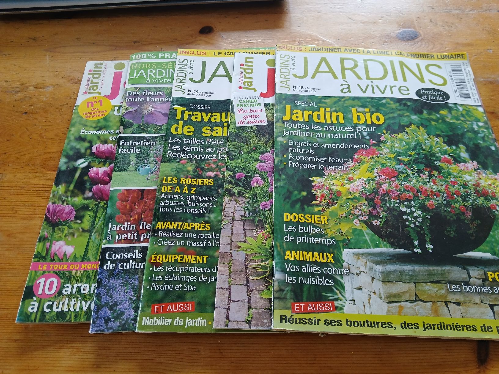 Revues & Magazines: 5 revues "jardin" en francais  – D'occasion à Miecourt par Marly1