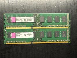 Kingston RAM, 8GB (2x4GB) DDR3 PC3-12800U