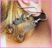 Sexy Häschen Ohrhänger mit Swarovski