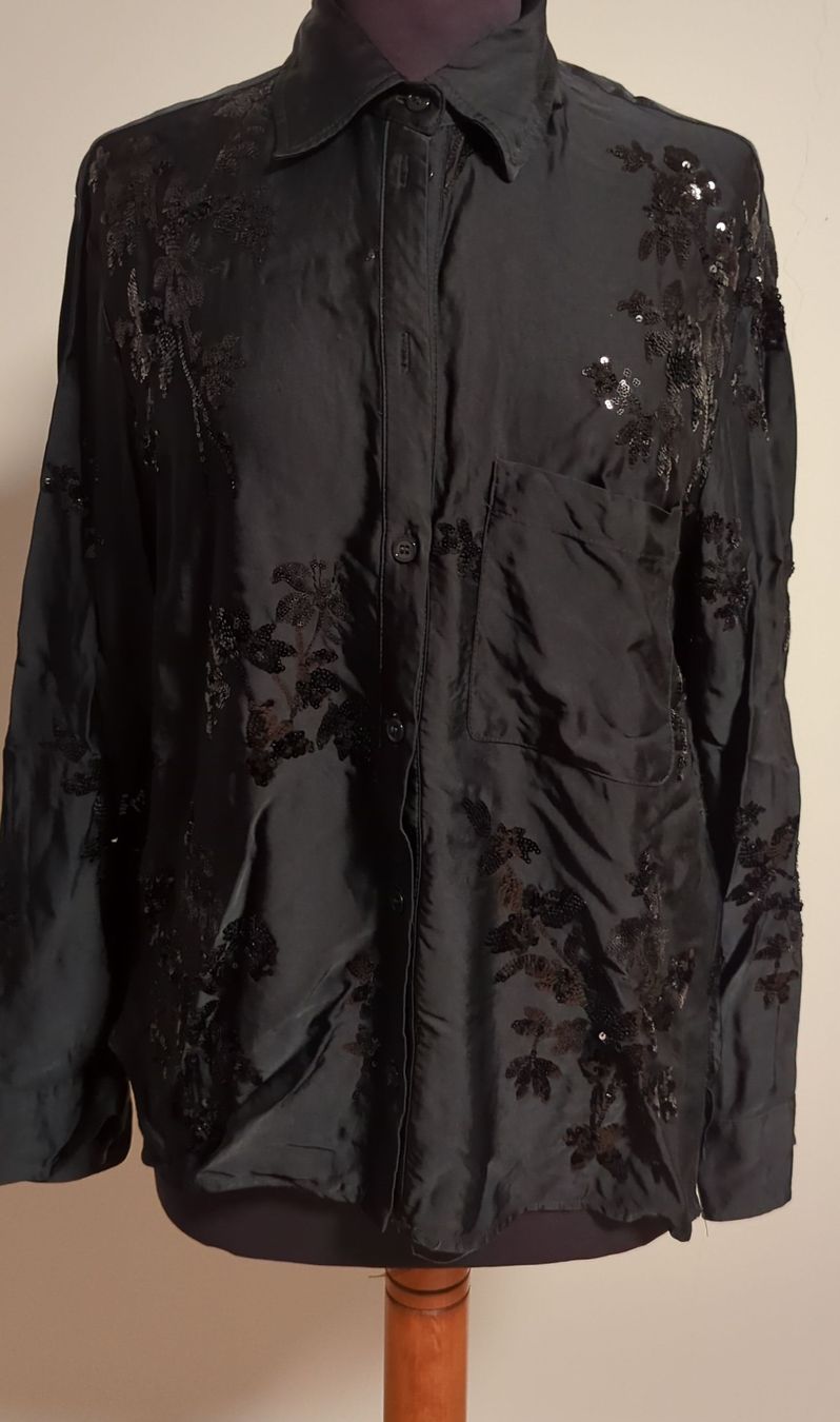 Zara Camicette: Elegante Bluse mit Pailletten Gr. S/M – Nuovo (secondo la descrizione) da Zürich venduto da rah_5p85