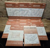 Liegenschaftskarten Schweiz 1:25000 Konvolut 11Stk