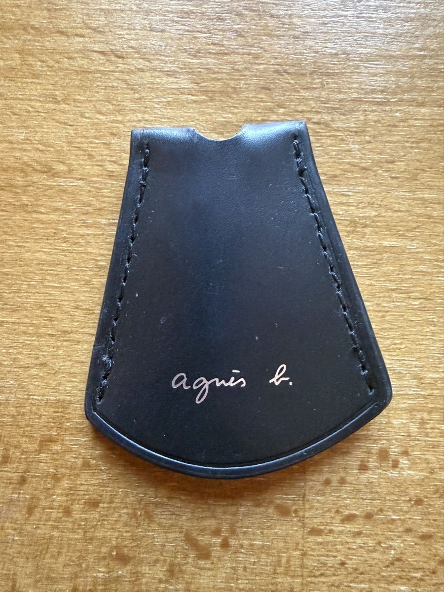 Portachiavi: Agnes b. porte-clés en cuir noir élégant – Usato da Lausanne venduto da Stephaniesdressing