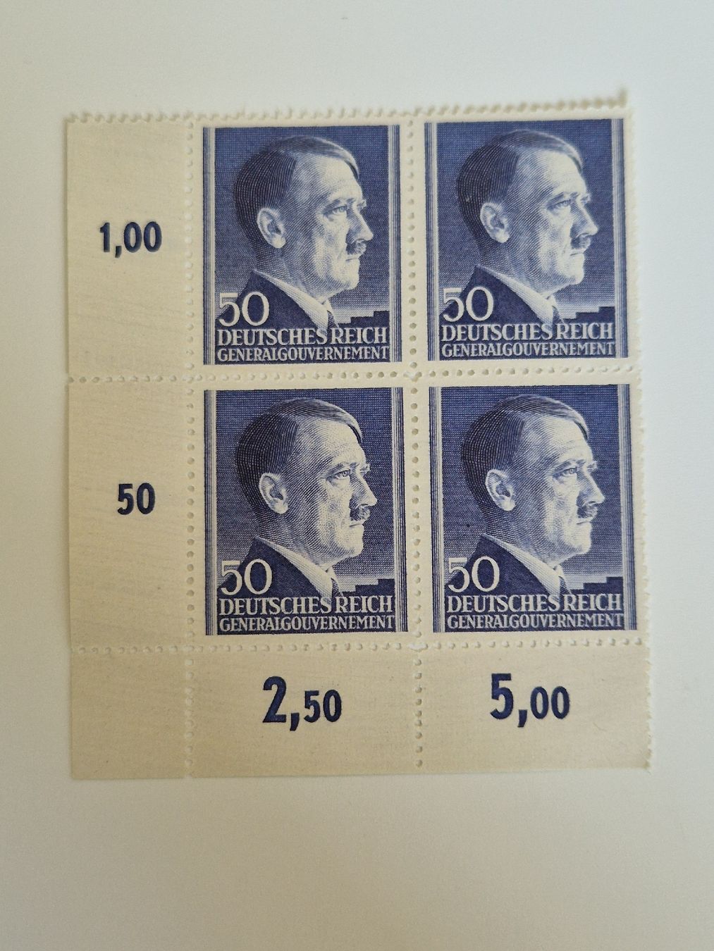 Tutti i francobolli: Deutsches Reich Adolf Hitler Block Briefmarken postfrisch – Nuovo (secondo la descrizione) da St. Gallen venduto da Enrico_SG