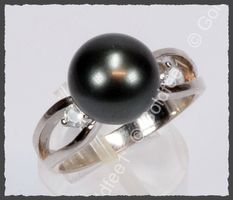Ring South Sea - Muschelkernperlen 925 Silber