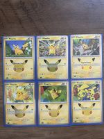 Pokémon 30th Anniversary – 6x Pikachu EN – NM