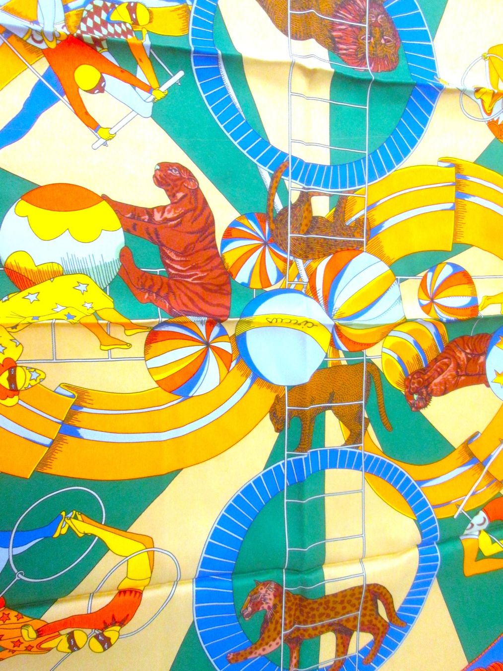Hermès Foulard & Sciarpe: Hermès-Schal, Circus, neu, 100% Seide – Nuovo (secondo la descrizione) da Sementina venduto da babucia 2