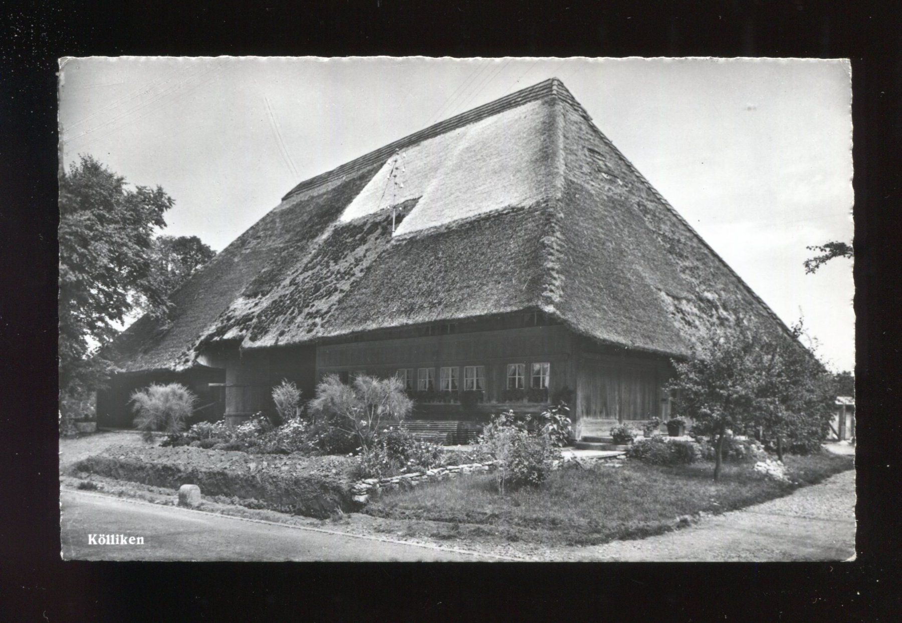 Ansichtskarten: Kölliken, Strohhaus – Gebraucht aus Aarau von Elmaar41