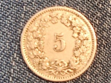 Tutti le monete: 5 rappen 1914 – Usato da Bure venduto da chap981 1