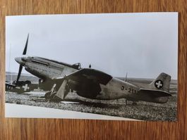 Foto Mustang North American P-51D Schweizer Luftwaffe