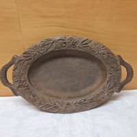 Versand möglich! Antike, geschnitzte Holz Schale