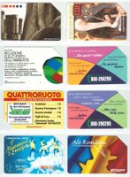 8 Telefonkarten Italien