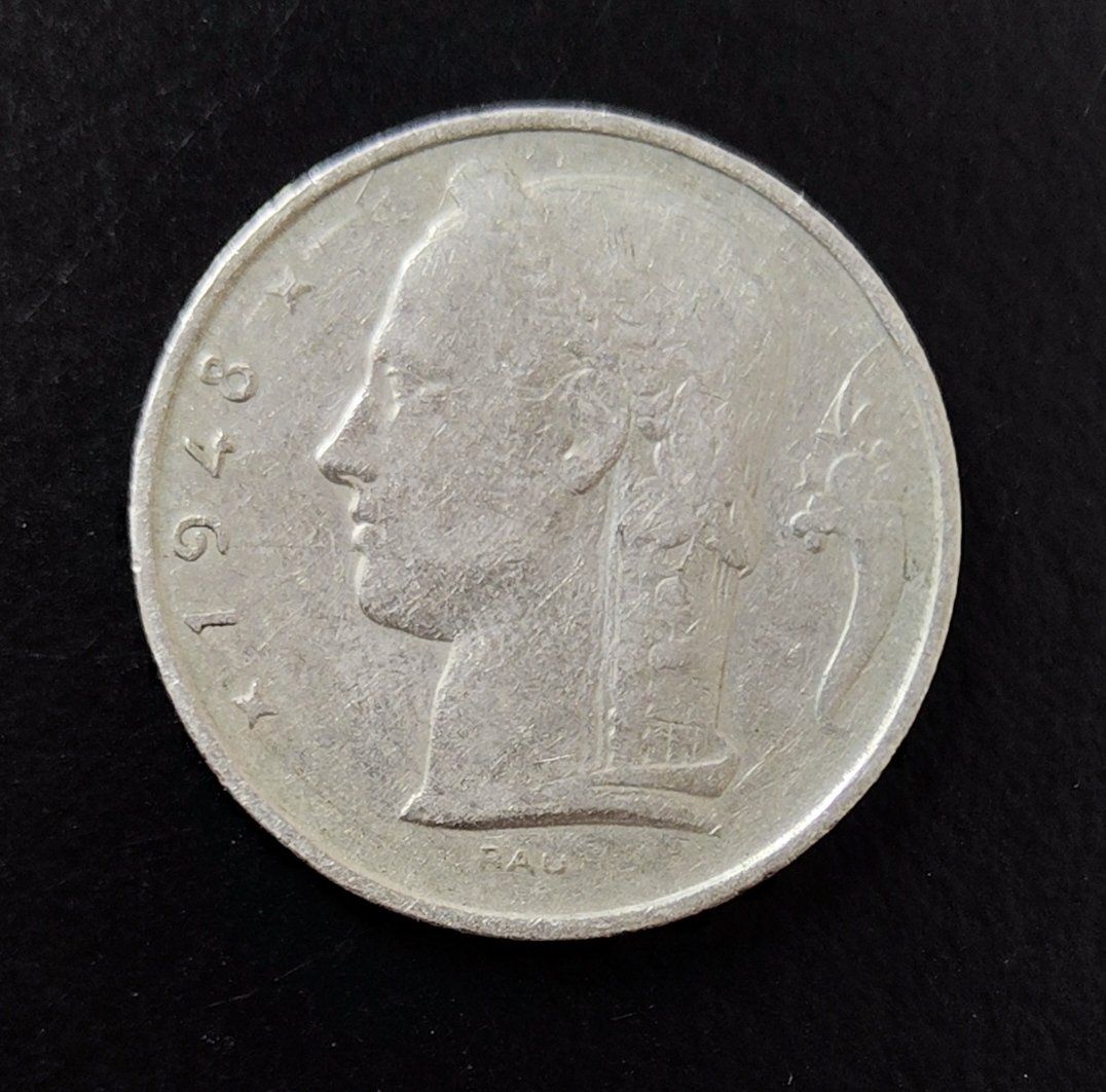 Tutti le monete: 5 Francs Münze Belgien 1948 – Usato da Lenzburg venduto da Dani_Lenzburg 1