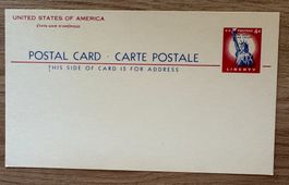 UNITED STATES OF AMERICA POSTAL CARD