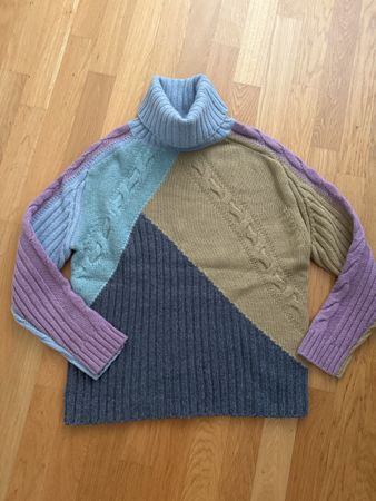Bunter Strickpullover 81 hours NEU Wolle NP über 400.-