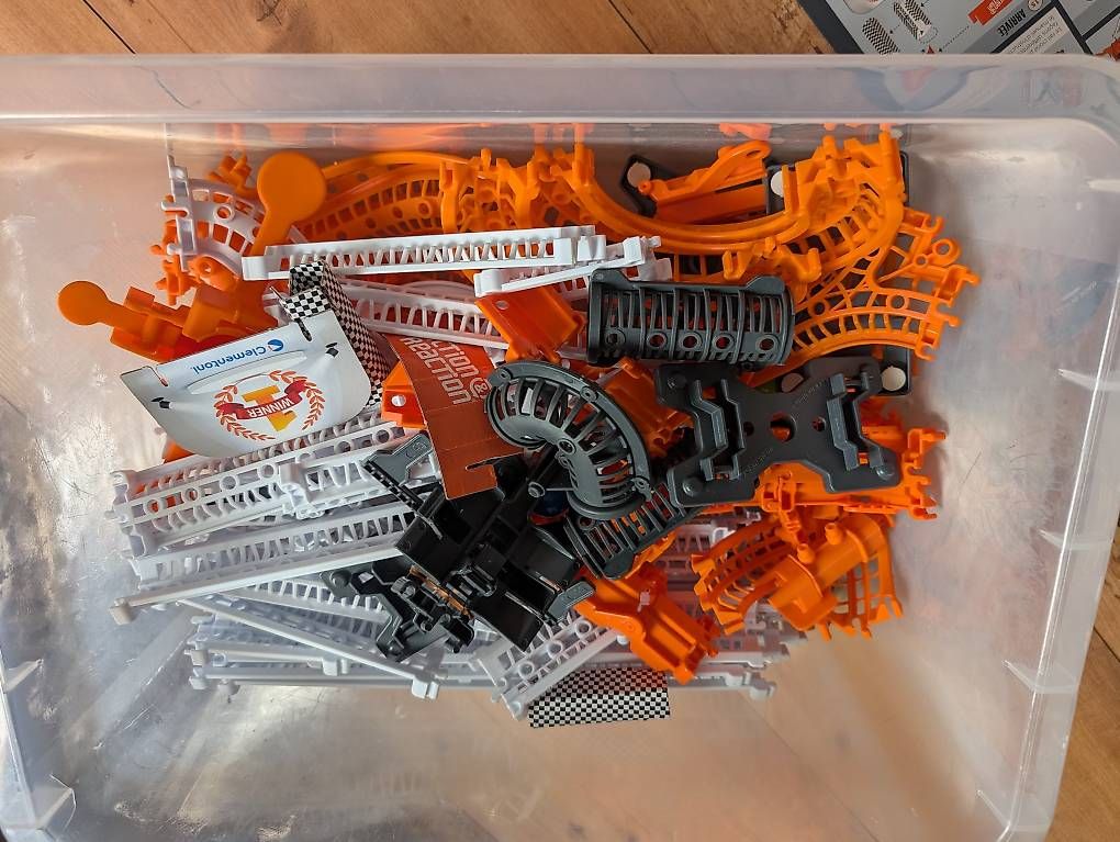 Giochi: Circuit de bille Clementoni Action & Reaction Deluxe Pack – Usato da Marly venduto da schallerja 2
