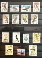 Briefmarkenalbum Tiere Katze Vögel Hunde Postfrisch