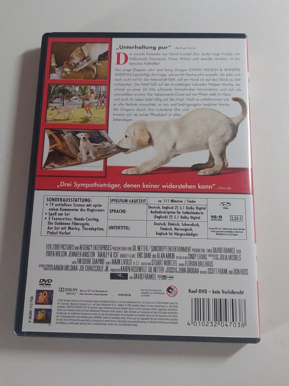 Tutti i DVDs: Marley & Ich DVD – Usato da Erlinsbach venduto da pfunky 1