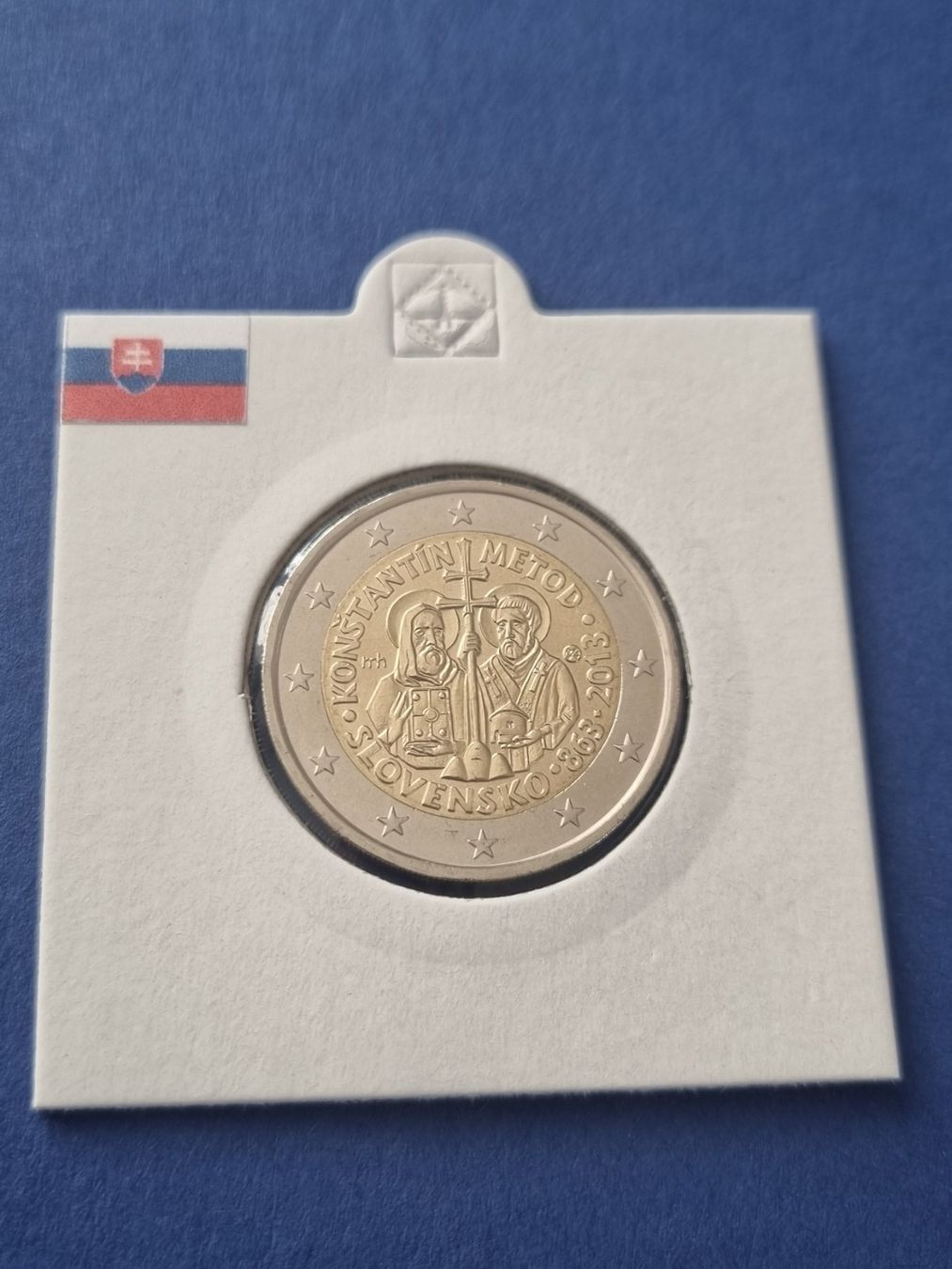Tutti le monete: 2 Euro Slowakei 2013 Cyrillus & Methodiu – Nuovo (secondo la descrizione) da Unterägeri venduto da Ferreira_81