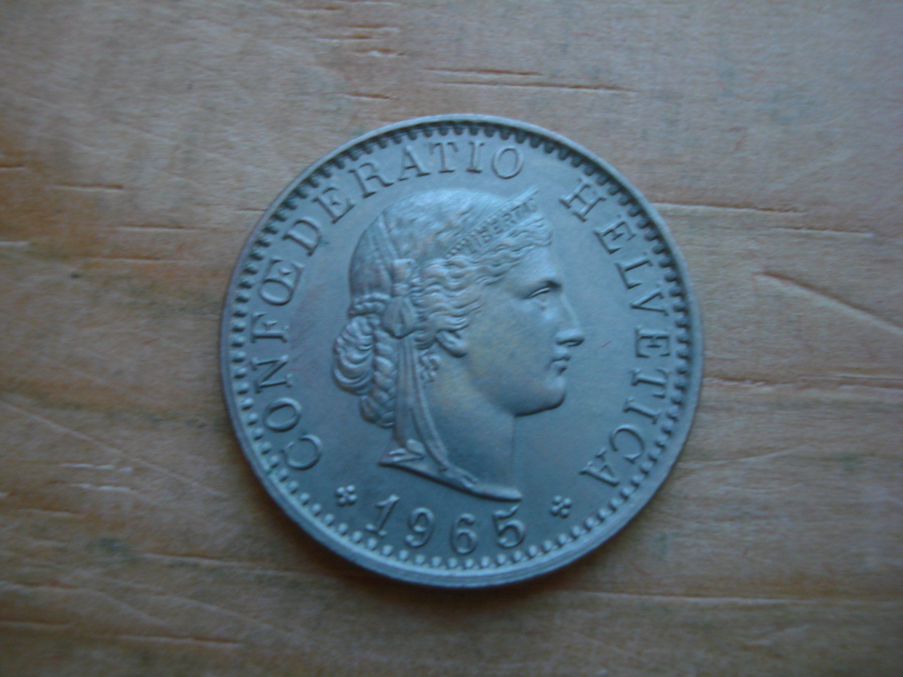 Tutti le monete: (S1) 20 Rappen 1965 – Usato da Erlach venduto da Net-Coins