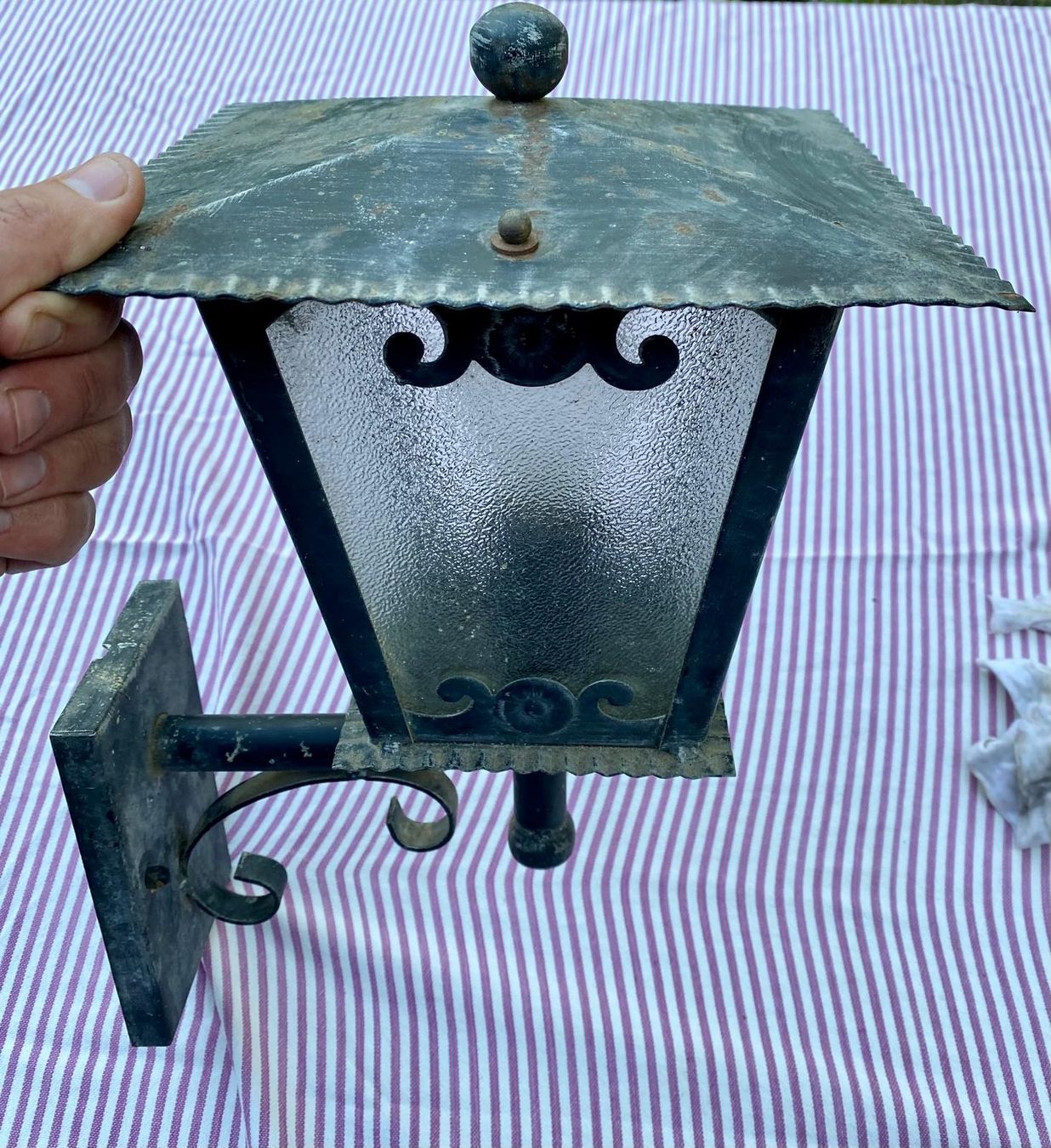 Lampade: Rustikale Aussenlampe, Wandlampe, Vintage – Usato da Krauchthal venduto da SamsPuce 3