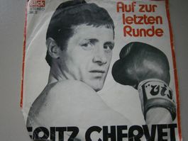 Vinyl-Single Fritz Chervet - Auf zur letzten Runde